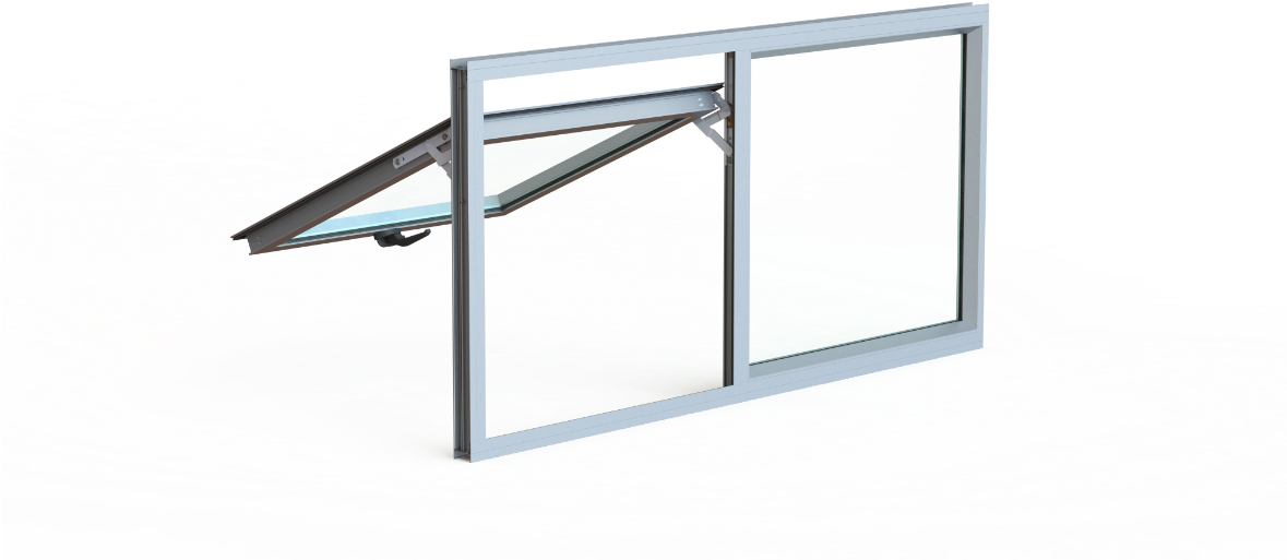 Es Una Ventana Batiente Proyectada Al Exterior De Buenas - Ventanas Proyectables (1178x600), Png Download