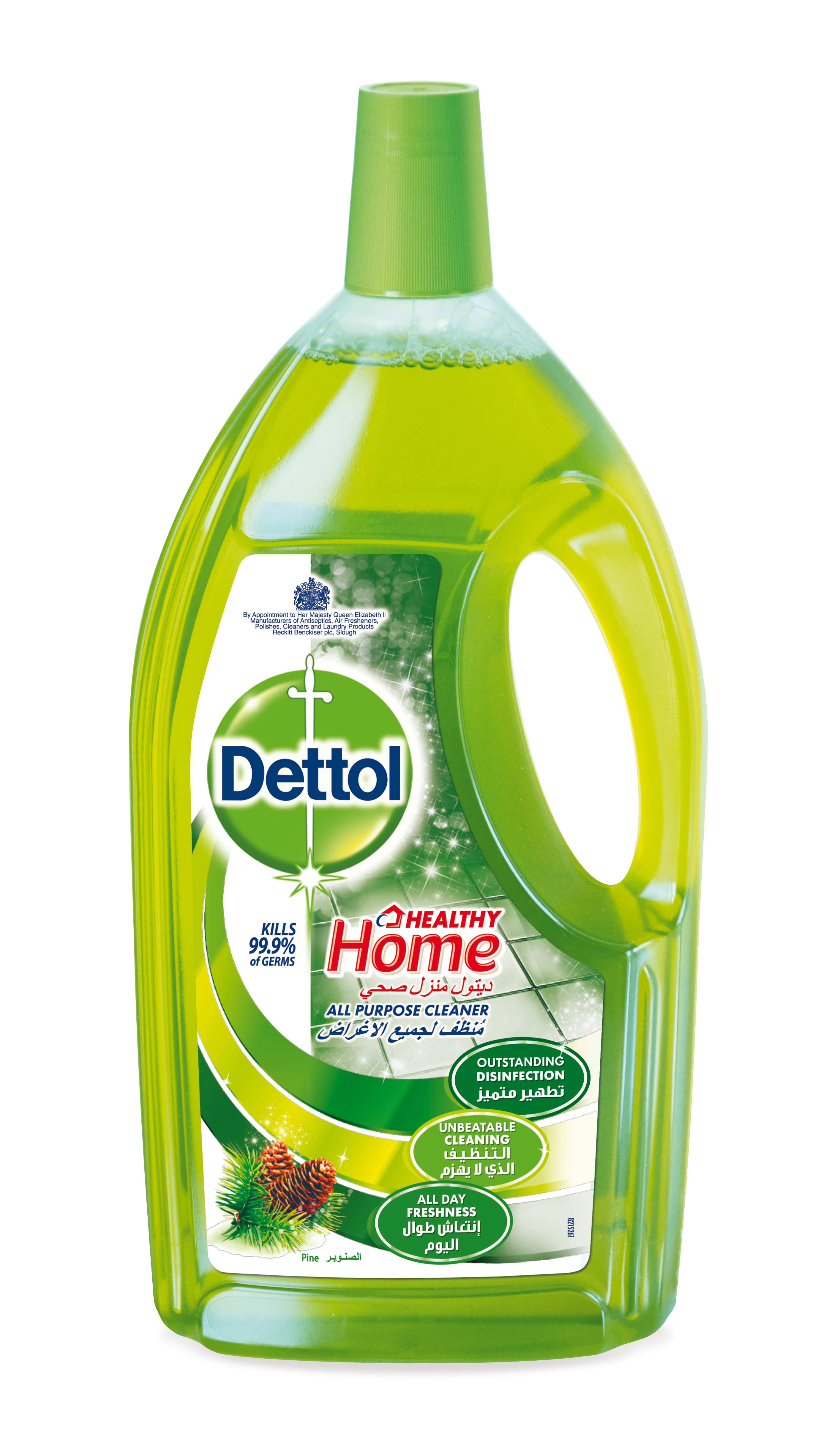 Dettol Healthy Home All Purpose Cleaner Pine - Dettol Multi Action Cleaner Apple 900ml (2828x4892), Png Download