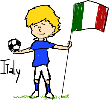 Cartoon Soccer Player - Cartoon (370x340), Png Download