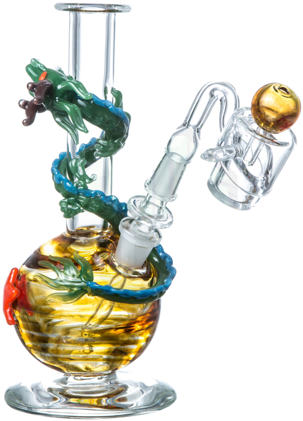 This Empire Glassworks Dragon Dab Rig Is Yet Another - Fluid (498x622), Png Download