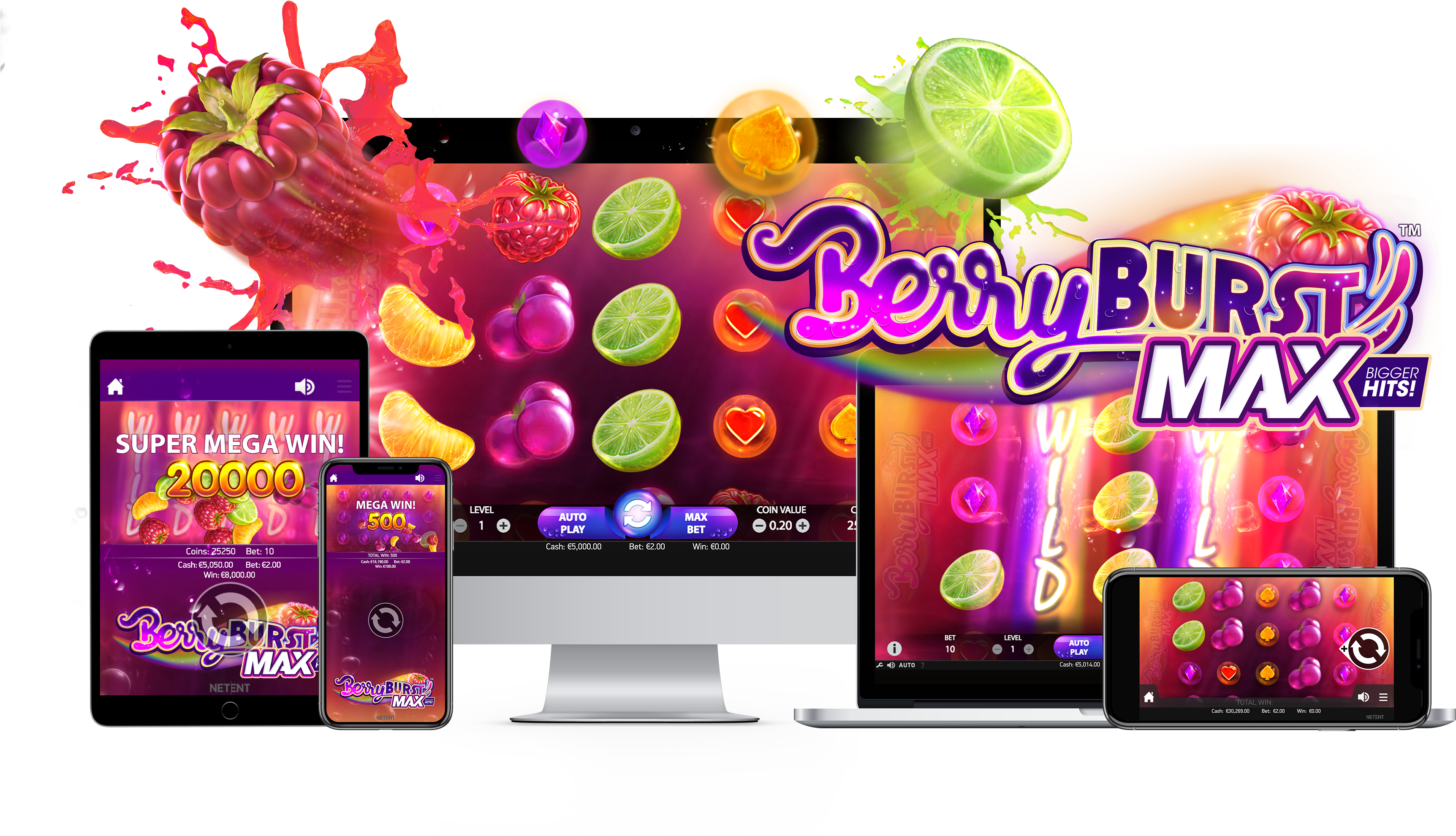 Starburst Symbol - Slot Machine (3629x2037), Png Download