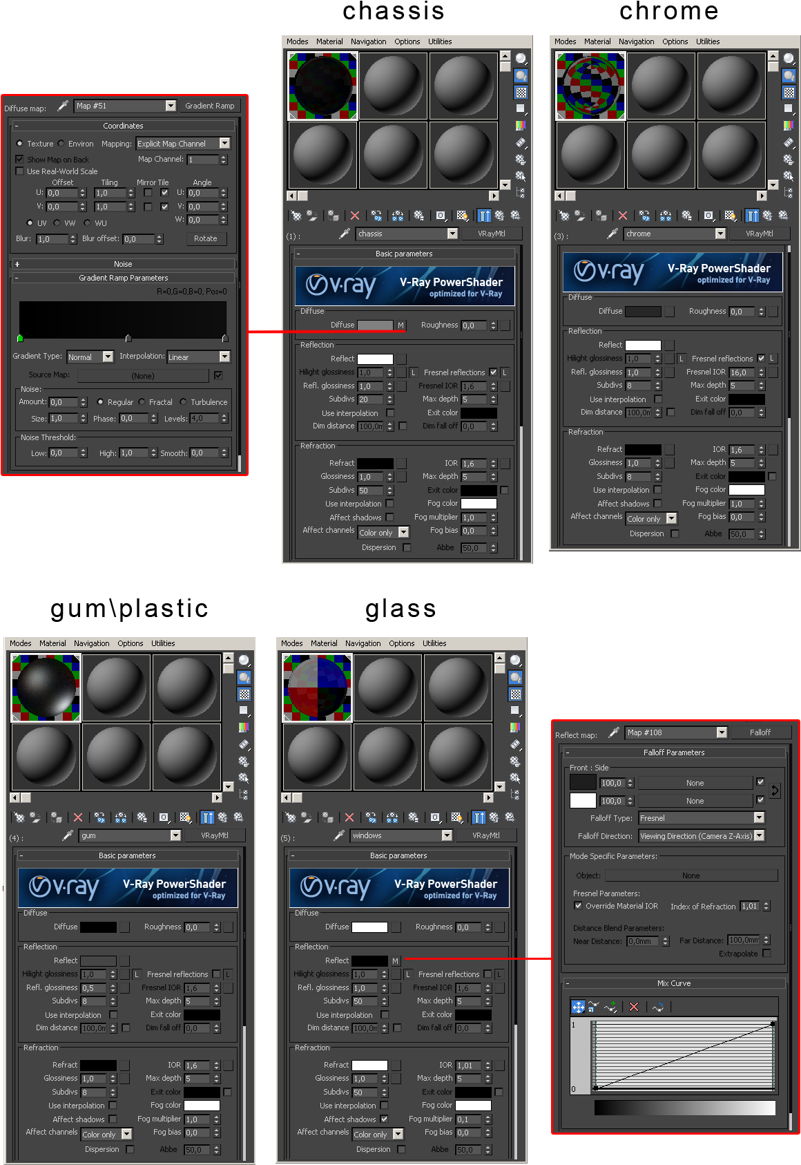 The Rest We Can Make By The Same Principle Using Vraymtl - 3ds Max Vray (1240x1748), Png Download