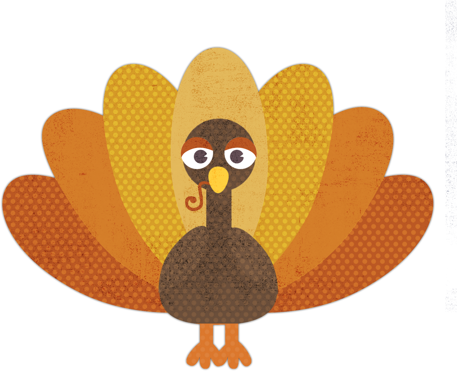 Thanksgiving Sticker (1600x1333), Png Download