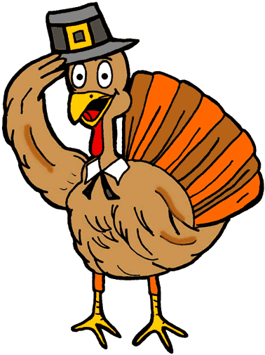 Happy Thanksgiving Turkey - Thanksgiving (400x535), Png Download