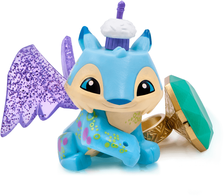 Lucky Lynx With Lightup Ring - Animal Jam Toys Light Up Ring (800x699), Png Download