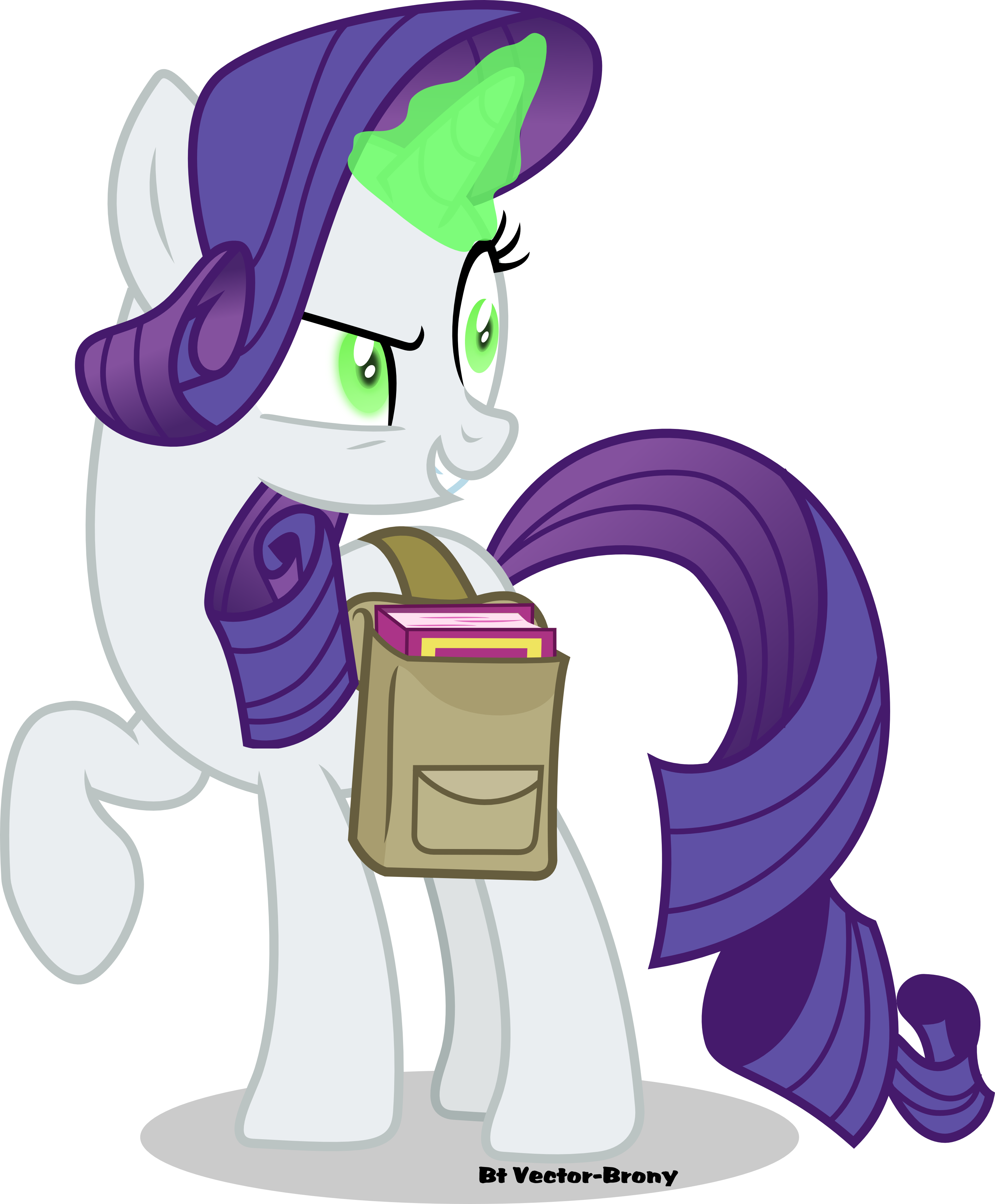 Dark Magic Rarity By Vector Brony-d7ghfu - Mlp Rarity Dark Magic (3150x3809), Png Download