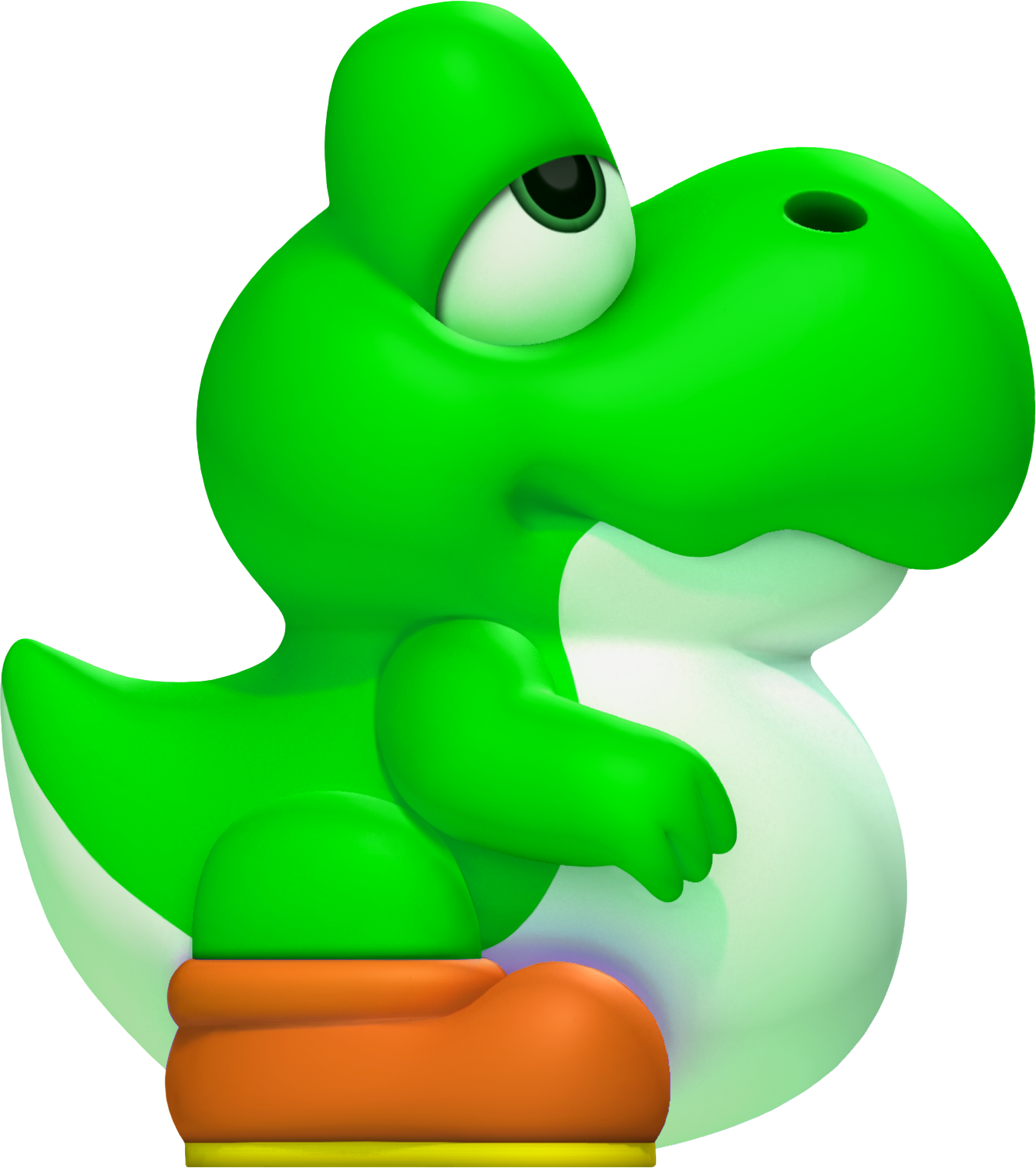 Http - //img1 - Wikia - Nocookie - Net/ Green Baby - Super Mario Green Baby Yoshi (1344x1515), Png Download