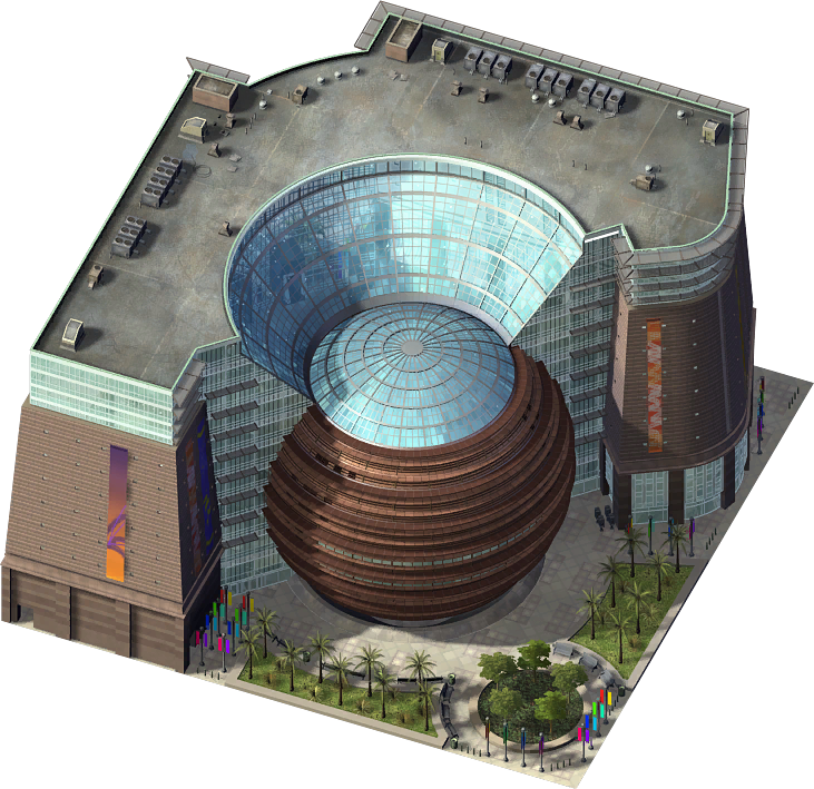 The Living Mall - Sim City 4 (731x709), Png Download