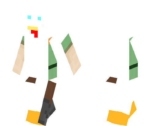 Winter Girl Skins Minecraft Pe (528x418), Png Download