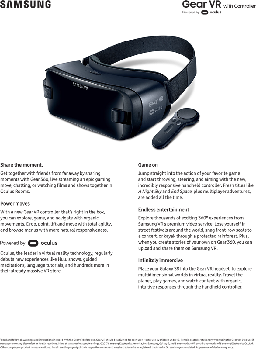 Overview - Samsung Vr 2018 (896x1149), Png Download