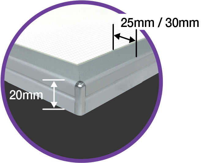 3ft X 5ft Led Illuminated Poster Frame, Large Lightbox - Picture Frame (800x800), Png Download