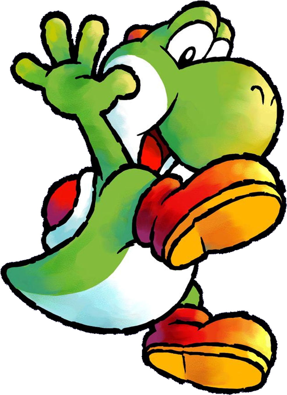 Added By About3minutespaper Mario Yoshi Egg - Yoshi Throwing Egg (1050x1413), Png Download