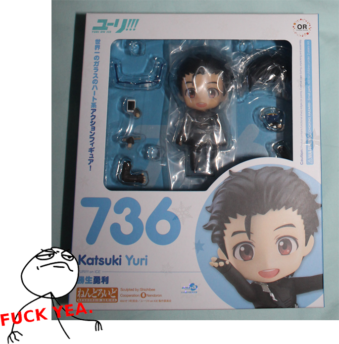 Https - //static - Myfigurecollection - - - Yuri Katsuki Nendoroid Figure (685x695), Png Download