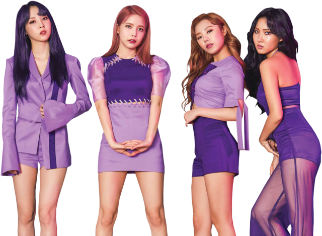 #mamamoo #mamamoo 2017 #mamamoo Purple - Kpop Mamamoo Sweater Purple Album Sweatershirt Hwa (700x968), Png Download