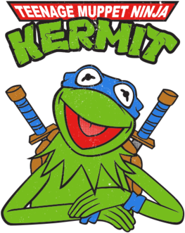 Teenage Muppet Ninja Kermit By Ninjae - Muppets Shirt (630x630), Png Download
