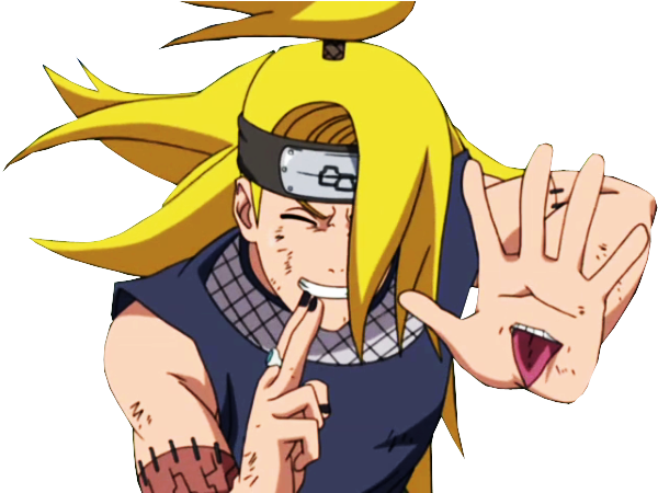 Deidara Image - Renders De Deidara (500x281), Png Download