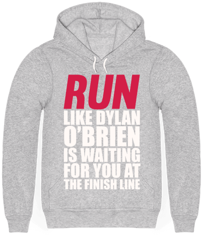 Run Like Dylan O'brien Is Waiting For You At The Finish - Once A Polite And Well-mannered Young Lady (and Then (484x484), Png Download