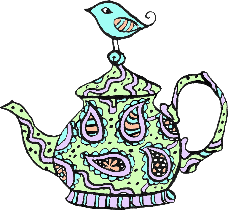 Drink Kermit Tea Stickers Png Png Kermit Tea Colorin - Tea Time Png (960x960), Png Download
