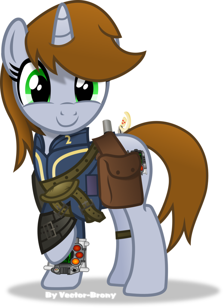 Vector-brony, Clothes, Cute, Fallout Equestria, Fanfic, - Little Pip (745x1024), Png Download