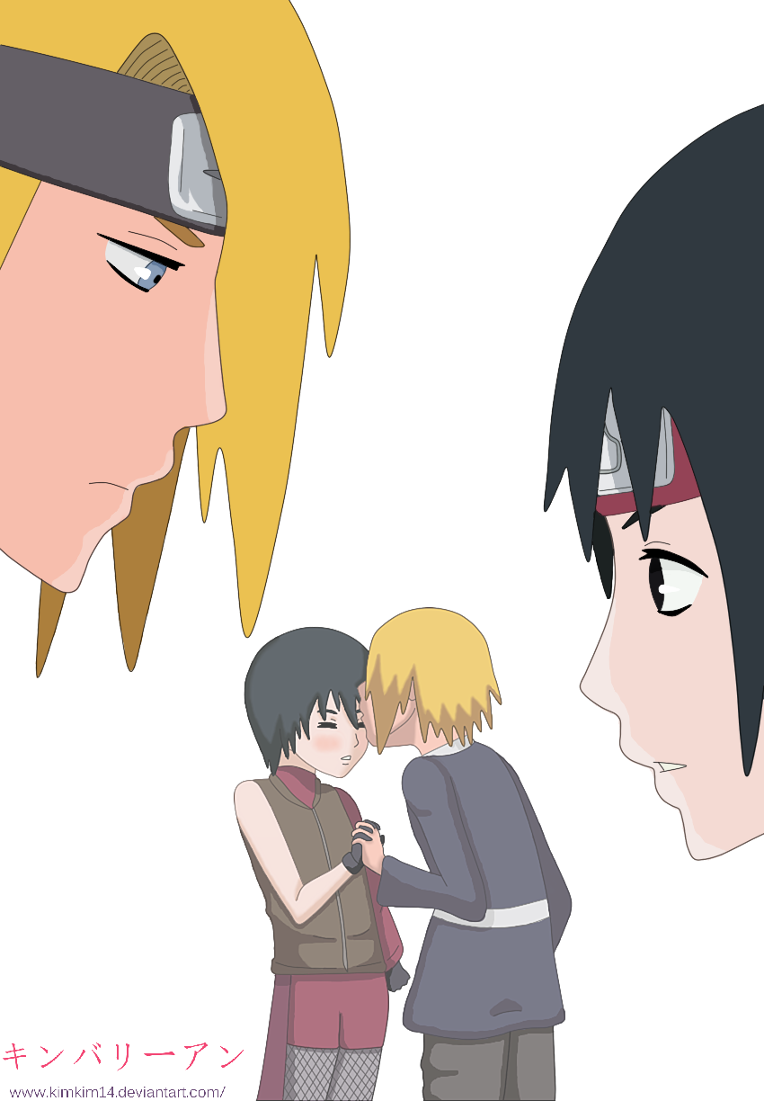 Deidara And Kurotsuchi Kurotsuki, Naruto Shippuden, - Naruto Deidara X Kurotsuchi (850x1224), Png Download