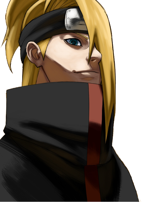 Deidara Render By Kuro Vs Shiro-d5qwocl - Deidara (480x681), Png Download