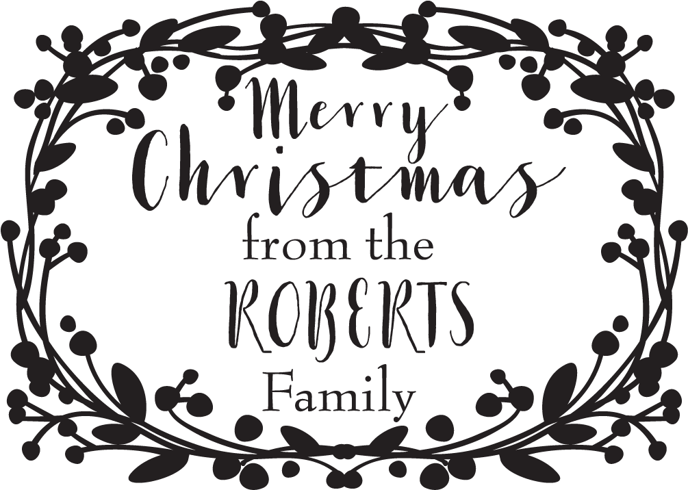 Merry Christmas Wreath - Christmas Day (1200x1200), Png Download