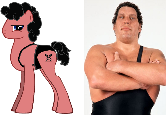 Ponified André The Giant - Andre The Giant (700x456), Png Download