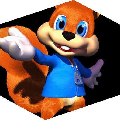 Tkr Conker - Conker's Bad Fur Day Png (395x396), Png Download