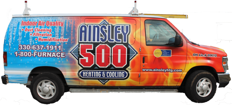 Ainsley Heating And Cooling - Ainsley Heating & Cooling (745x337), Png Download