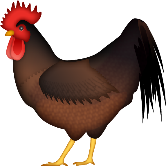 Emoji Round 2 Little Jary - Rooster Emoji Iphone (667x667), Png Download