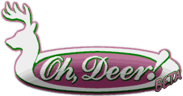 Oh, Deer In The Headlights, Sideways, Somewhat Allegorically - Calligraphy (626x328), Png Download