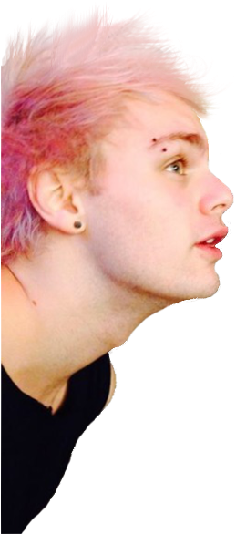X - Michael Clifford Head Png (500x642), Png Download