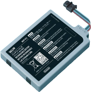 Wii U Gamepad - Nintendo Wii U Gamepad High-capacity Battery Battery (480x320), Png Download