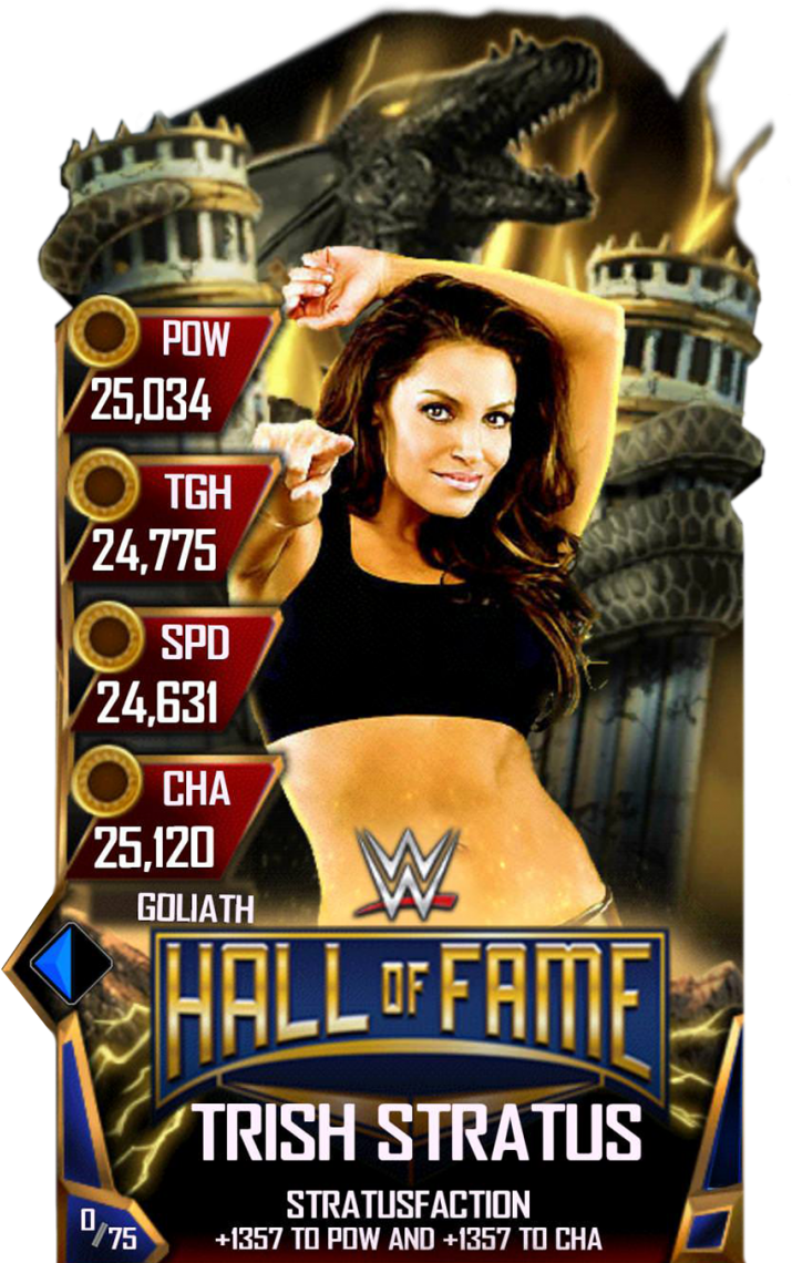 Trishstratus S4 20 Goliath Halloffame - Alundra Blayze Signed 8x10 Photo Bas Beckett Coa Wwe (733x1158), Png Download