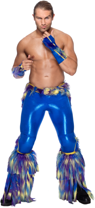 Finn Balor - Wwe Com Tyler Breeze (320x728), Png Download
