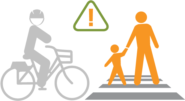 Safety Yield To Pedestrians - Prohibido A Menores Bañarse (617x617), Png Download