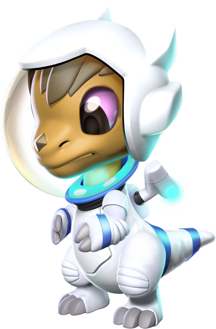 Astronaut Dragon Baby - Portable Network Graphics (723x1100), Png Download