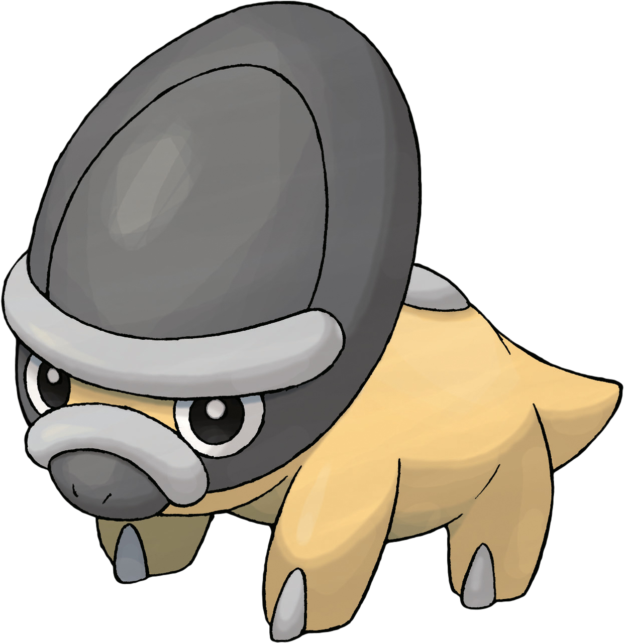 785kib, 1280x1280, 410shieldon - Armor Fossil Pokemon Moon (1280x1280), Png Download