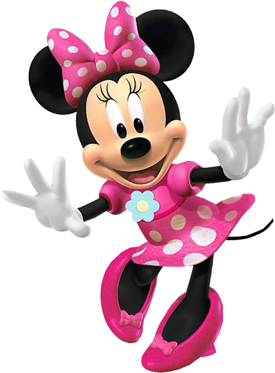 Clubmin2 - Minnie Mouse 3d (576x747), Png Download