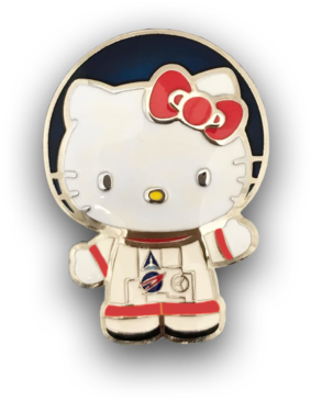 Hello Kitty Eva Suit Pin - Lapel Pin (330x480), Png Download