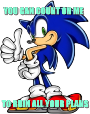 Sonic The Hedgehog Ok (317x400), Png Download