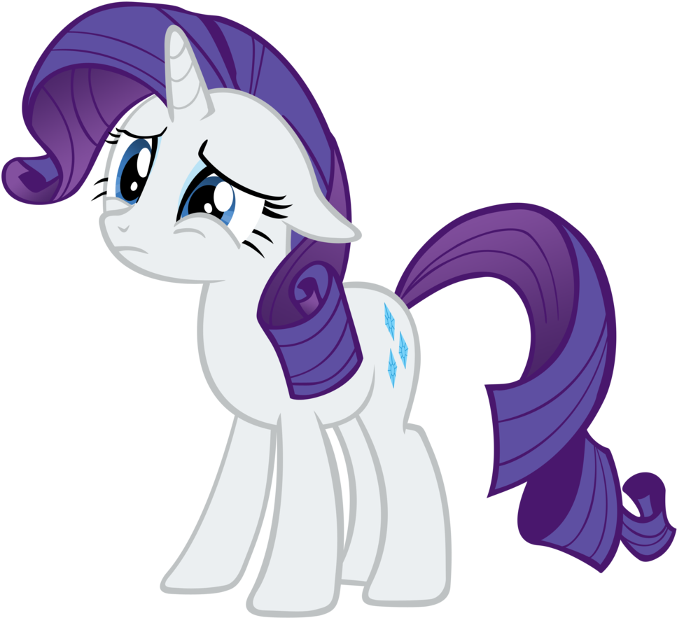 9x18, Eye Twitch, Rarity, Safe, Simple Background, - Pony Friendship Is Magic Rarity (1245x1024), Png Download