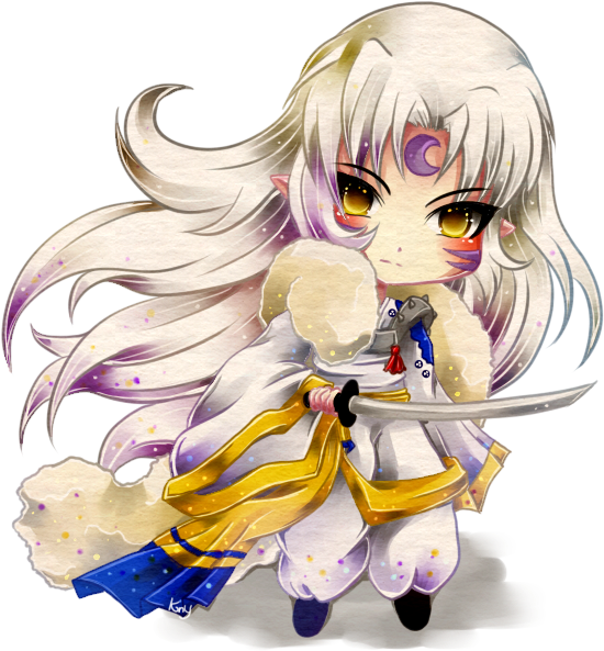 Sesshomaru By Kaede No Yume - Cartoon (600x600), Png Download