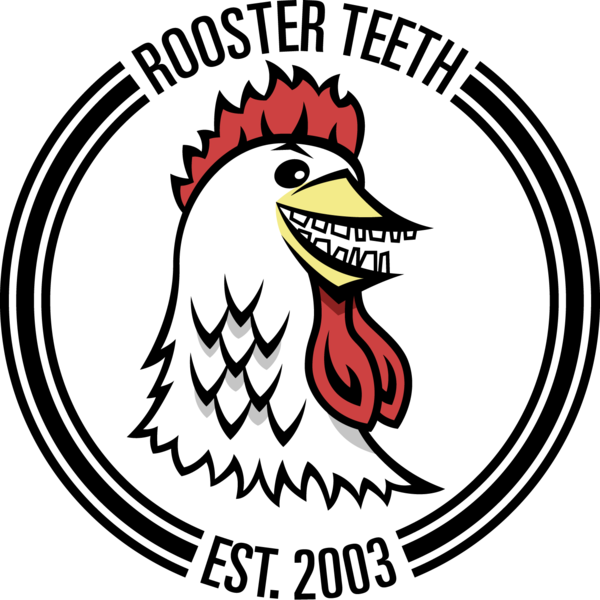 Rooster Teeth Re-branding By Zachariah Nelson, Via - Rooster Teeth (600x600), Png Download