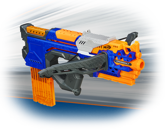 Tank Trouble Online Play - Hasbro Nerf N-strike Elite Crossbolt Blaster (542x429), Png Download