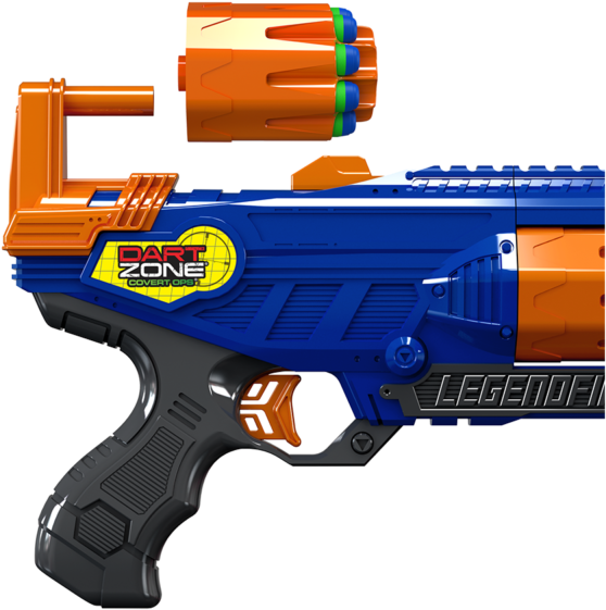 Giving You More For Your Money, The Darts Are Compatible - Prime Time Toys Legendfire Powershot Blaster (600x600), Png Download