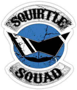 Squirtle Squad T Shirt (375x360), Png Download