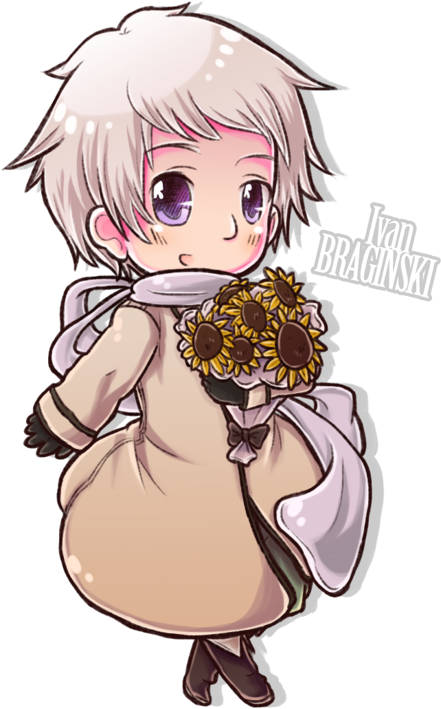 Hetalia Axis Powers - Hetalia Chibi Russia Transparent (685x1063), Png Download