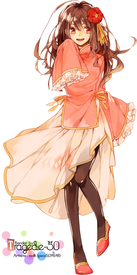 Xiao Mei [1] - Hetalia Taiwan Png (516x1000), Png Download