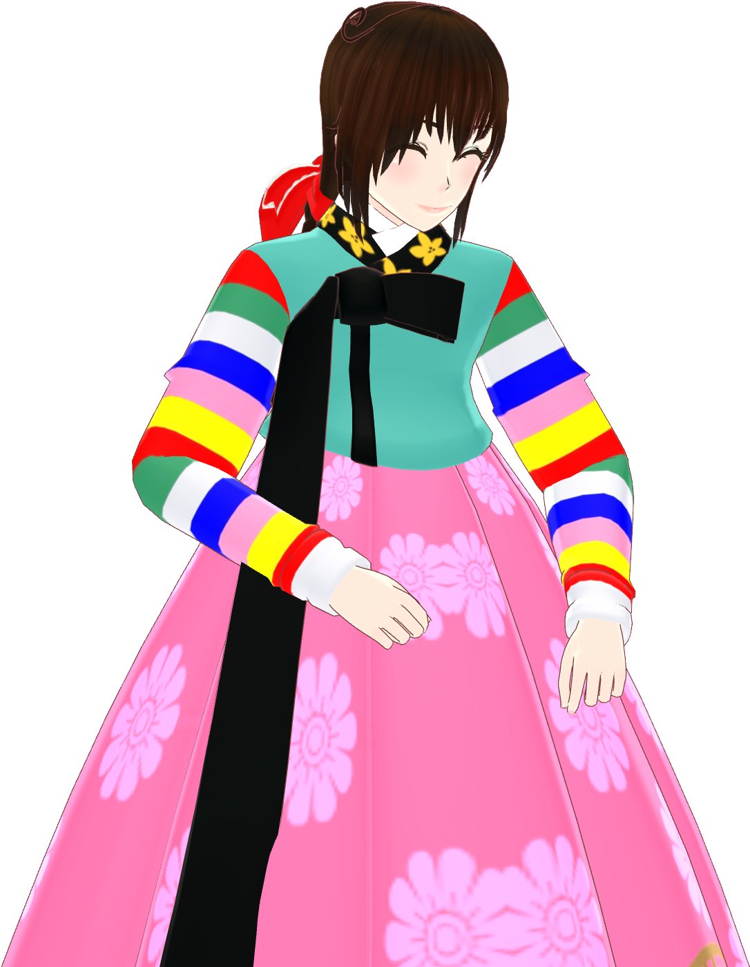 Mmd Hetalia Aph Hanbok Korean Pretty Png Mmd Hetalia - Hanbok (2560x1440), Png Download